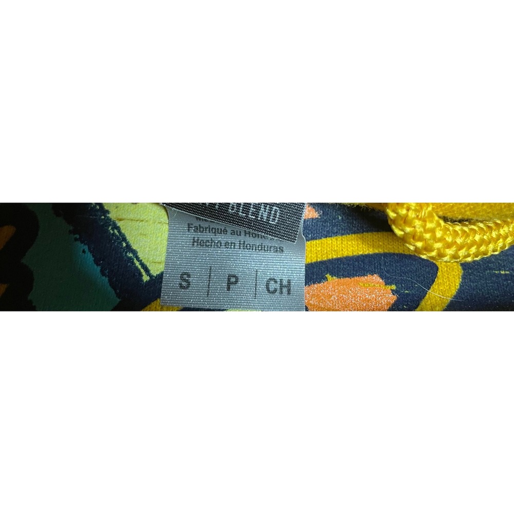 Myrtle Beach Salty Vibes Hoodie Yellow Graphic Sweatshirt‎ Womens Small Retro SC - Picture 3 of 7